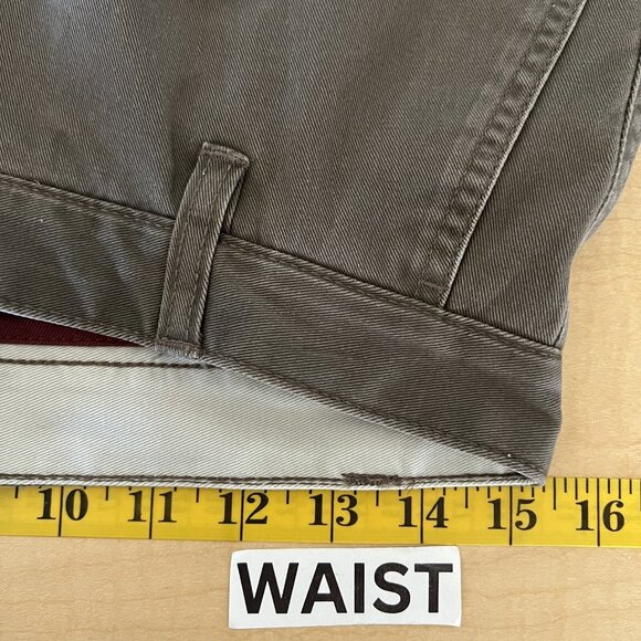 Narragansett Traders Men's Cargo Shorts Size 30 Flat Front Brown Cotton - Picture 7 of 10